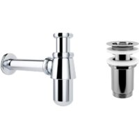 Wellsee Drainage System 182103004 (сифон, выпуск, хром)