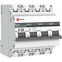 EKF PROxima ВА 47-63 4P 32А (C) 4.5kA mcb4763-4-32C-pro