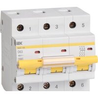 IEK ВА47-100 3Р 40А 10кА D MVA40-3-040-D
