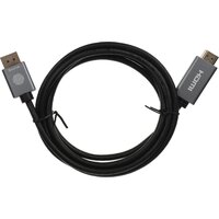 CACTUS CS-DP-HDMI-1.2-2 HDMI - DisplayPort (2м, черный)