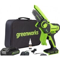 Greenworks G24MCS10K4 2008207UB (с 1-им АКБ 4 Ач) Image #1