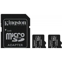 Kingston Canvas Select Plus microSDXC 2x64GB (с адаптером)