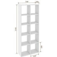 Кортекс-мебель Дельта-10 км.02539 71x175 (белый) Image #4