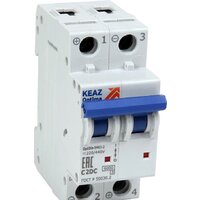 КЭАЗ 2P C 6А OptiDin BM63-2C6-DC-УХЛ3 261245