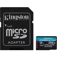 Kingston Canvas Go! Plus microSDXC 256GB (с адаптером)