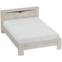 Мебельград Соренто 180x200 (дуб бонифаций/кофе структурный матовый)