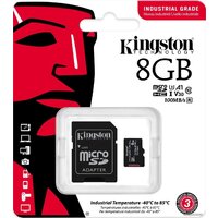 Kingston Industrial microSDHC SDCIT2/8GB 8GB (с адаптером) Image #3