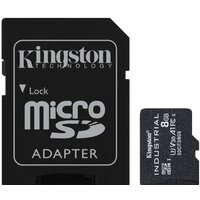 Kingston Industrial microSDHC SDCIT2/8GB 8GB (с адаптером)