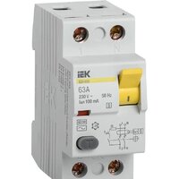 IEK ВД1-63 63А 100мА тип ACS 2п MDV12-2-063-100