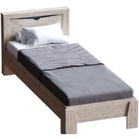 Мебельград Соренто 90x200 (дуб бонифаций/кофе структурный матовый)