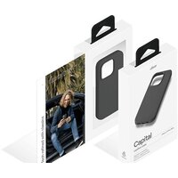 uBear Capital Leather для iPhone 15 Pro Max (черный) Image #5