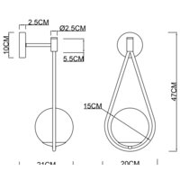 Arte Lamp Matisse A7765AP-1AB Image #2