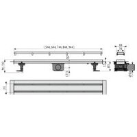 Alcaplast APZ13-DOUBLE9-650 (с решеткой) Image #2