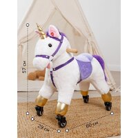 Amarobaby Funny Horse Лошадка AMARO-28FH-BeFi (белый/фиолетовый) Image #11
