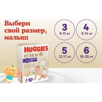 Huggies Elite Soft Box 4 (108 шт) Image #6