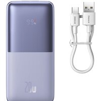 Baseus Bipow Pro Digital Display Fast Charge 20W Overseas Edition 10000mAh (фиолетовый) Image #1