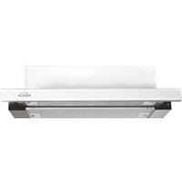 Elikor Интегра Glass 50Н-400-В2Г (нержавеющая сталь/белый)