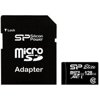 Silicon-Power microSDXC Elite UHS-1 (Class 10) 128GB (SP128GBSTXBU1V10SP)