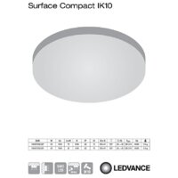 Ledvance LS Surface Circular LED Compact 300 24W/4000K IK10 IP65 Image #7