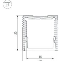 Arlight SL-Slim20-H20-2000 Anod Image #2