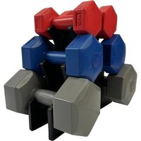 Ametist Fitnes Composit 12 кг с подставкой (2x1кг, 2x2кг, 2x3кг)