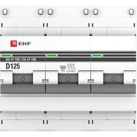 EKF PROxima ВА 47-100 3P 125А (D) 10kA mcb47100-3-125D-pro Image #2