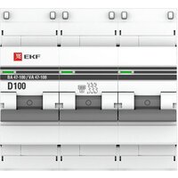 EKF PROxima ВА 47-100 3P 100A (D) 10kA mcb47100-3-100D-pro Image #4