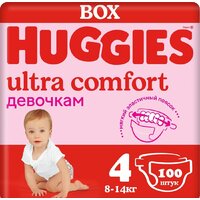 Huggies Ultra Comfort 4 Disney Box Girl (100 шт)