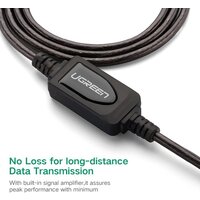 Ugreen US121 10323 USB Type-A - USB Type-A (15 м, черный) Image #3