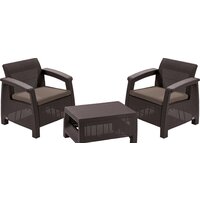 Keter Corfu Weekend Set 17197786 (коричневый)