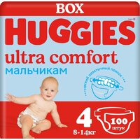 Huggies Ultra Comfort 4 Disney Box Boy (100 шт)