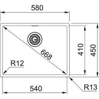 Franke BXX 210-54 127.0677.190 (стальной) Image #2