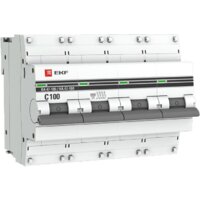 EKF PROxima ВА 47-100 4P 100А (C) 10kA mcb47100-4-100C-pro