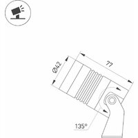 Arlight ALT-RAY-R42-5W Warm3000 (RAL 6010, 25 deg, 230V) 042661 Image #5