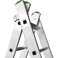 Новая высота NV 222 алюминиевая двухсекционная 2x12 ступеней Image #5