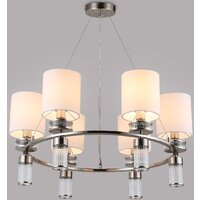 Ambrella light LH71291/6 SN/WH (никель/белый)