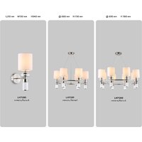 Ambrella light LH71291/6 SN/WH (никель/белый) Image #6