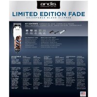Andis Fade Limited Edition Barber Pole Adjustable Blade Clipper US-1 Image #4