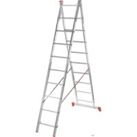 Новая высота NV 222 алюминиевая двухсекционная 2x11 ступеней Image #2