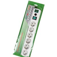 Most RG-6 (10м, 6 розеток, белый)