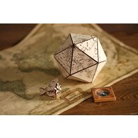 Eco-Wood-Art Глобус-икосаэдр (синий) Image #5