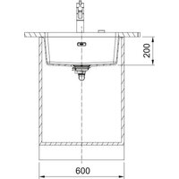 Franke Maris KNG 110-52 125.0731.690 (темно-серый) Image #4