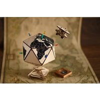 Eco-Wood-Art Глобус-икосаэдр Image #3